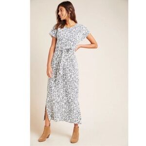 Dolan Left Coast Taleen Boucle Textured Belted Midi Dress Anthropologie